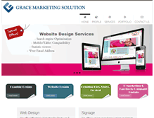 Tablet Screenshot of gracemarketingltd.com